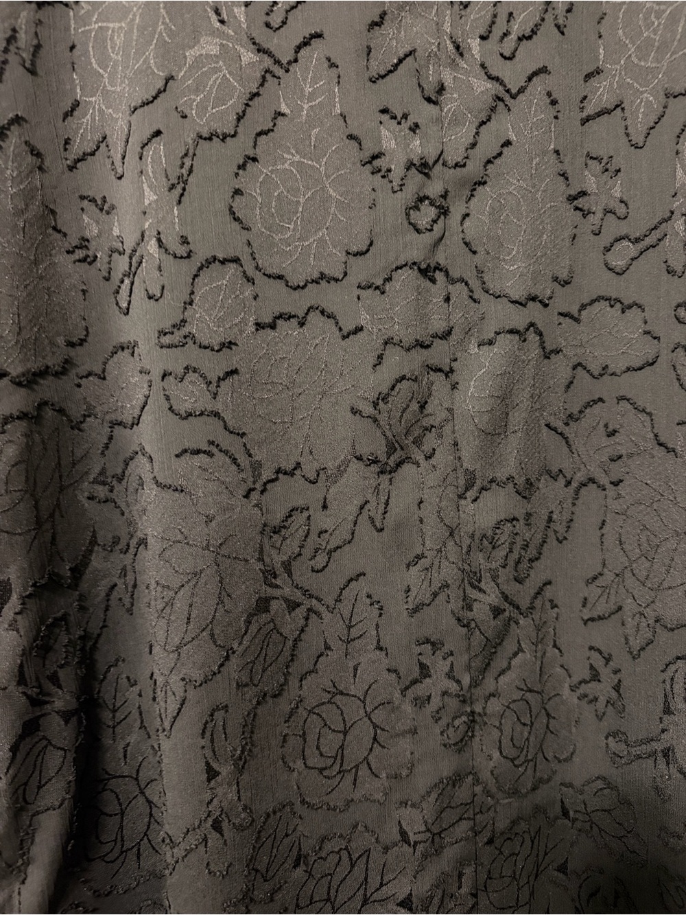 Skies are Blue Black Kimono - Picture 4 of 4